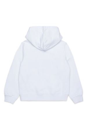 white cotton hoodie DSQUARED KIDS | DQ2744D0ACCDQ100